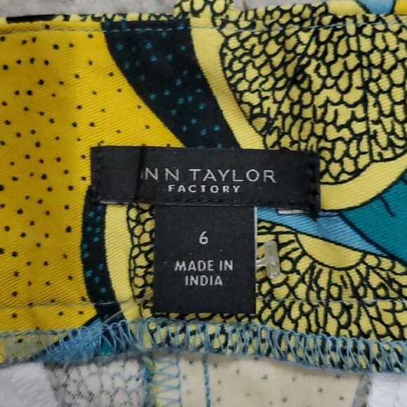 Ann Taylor Lemon Shorts Size 6 - Picture 4 of 11